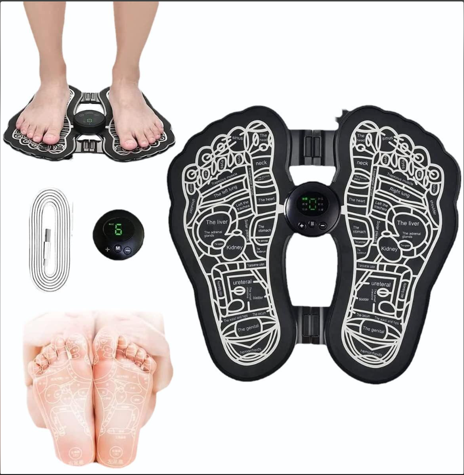 EMS-Coussin de massage électrique pour les pieds
