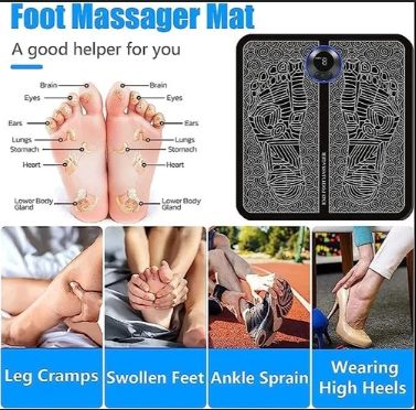 EMS-Coussin de massage électrique pour les pieds