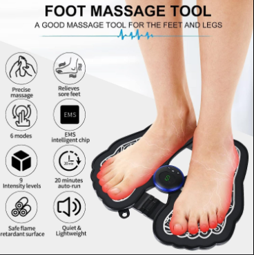 EMS-Coussin de massage électrique pour les pieds