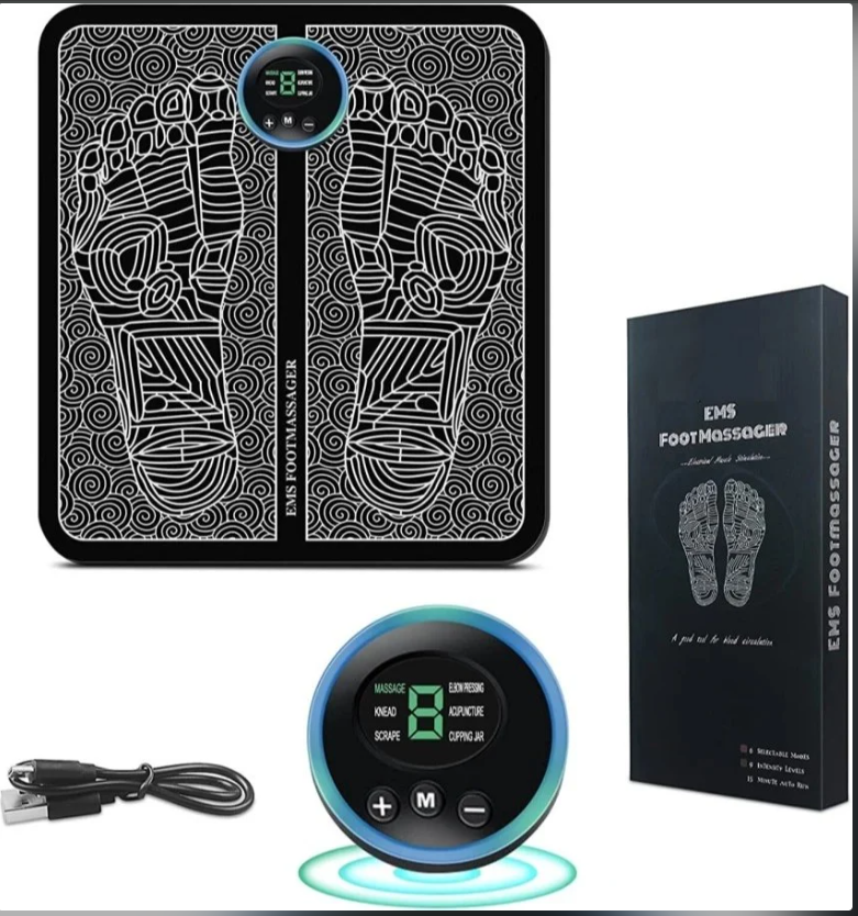 EMS-Coussin de massage électrique pour les pieds