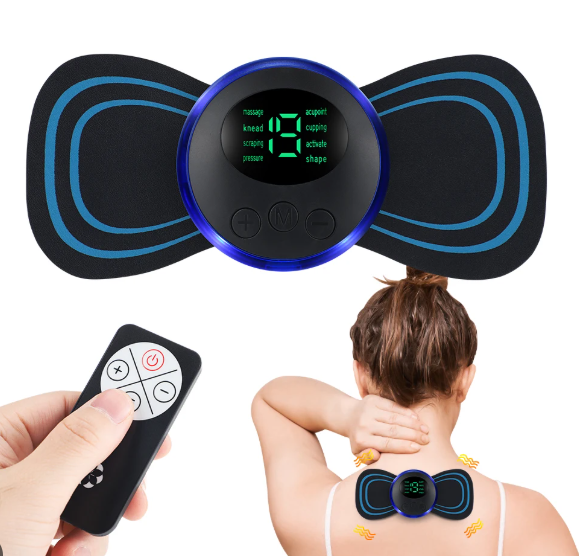Mini masseur cervical électrique portable pour le cou et le dos