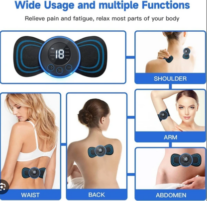 Mini masseur cervical électrique portable pour le cou et le dos